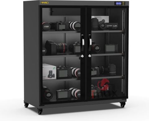 Tủ chống ẩm Hiniso AD-300S, 300 Lít có bánh xe