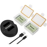 Pin Sạc đôi Ver 1 máy ảnh Kingma cho Canon NB-13L