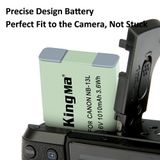 Pin Sạc đôi Ver 1 máy ảnh Kingma cho Canon NB-13L