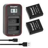 Pin Sạc Kingma Panasonic DMW-BLG10 1000mAh V4