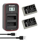 Pin sạc Kingma Olympus BLS1/BLS5 1150mAh V4