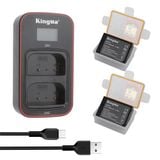 Pin Sạc Kingma Olympus BLX-1 2000mAh V4