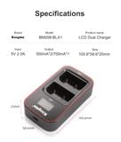 Pin Sạc Kingma Olympus BLX-1 2000mAh V4