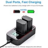 Pin Sạc Kingma for Sony NP-FZ100 2000mAh , sạc BM-058 ver 3