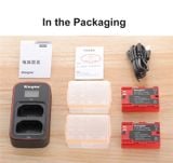Pin Sạc Kingma for Canon LP-E6NH 2400mAh (V4, V5)