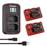 Pin Sạc Kingma for Canon LP-E6NH 2400mAh (V4, V5)