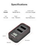 Pin Sạc Kingma for Canon NB-13L 1010mAh , sạc BM-058 ver 3