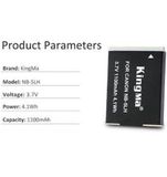 Bộ Pin Sạc KingMa NB-5LH