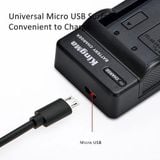 Bộ Pin Sạc máy ảnh Kingma for Fujifilm NP-95