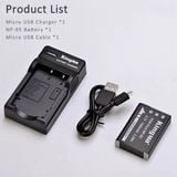 Bộ Pin Sạc máy ảnh Kingma for Fujifilm NP-95