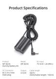 Giả Pin Dummy Battery Kingma for Fujifilm DR NP-W235