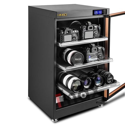 Tủ chống ẩm Hiniso DS-105S (105 Lít Đèn Led), VAT/CO/CQ