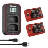 Pin Sạc Kingma Canon LP-E6P 2600mAh (V4, V5)