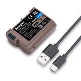 Pin máy ảnh Kingma sạc trực tiếp Type-C for Nikon EN-EL15 , 1960mAh