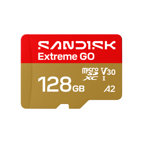 Thẻ nhớ Micro SDXC Sandisk Extreme Go 128GB V30 A2 240/120MB/s