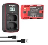 Pin Sạc Kingma for Canon LP-E6P 2400mAh (V4, V5)
