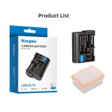 Pin Sạc Kingma for Nikon EN-El15 1960mAh , sạc BM-058Q nhanh