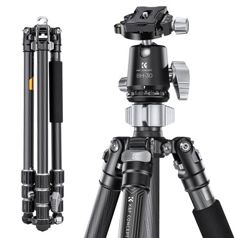 Tripod Monopod K&F concept Carbon fiber X254C4+BH30 (KF09.116)