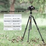 Tripod Monopod K&F concept Carbon fiber X254C4+BH30 (KF09.116)
