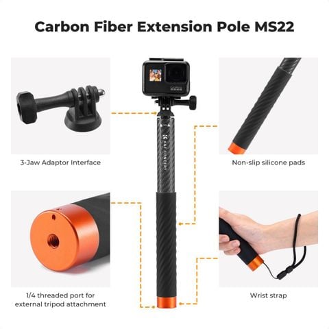 Gậy Actioncam Carbon K&F Concept KF09.140