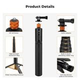 Gậy selfie K&F Concept cho Insta360, DJI Osmo, GoPro, DJI Action KF09.141, Dài 1.2m