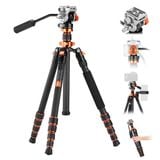 Chân Máy ảnh Tripod K&F Concept Carbon O255C4+FH-03 ( KF09.158 )