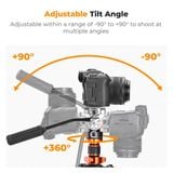 Chân Máy ảnh Tripod K&F Concept Carbon O255C4+FH-03 ( KF09.158 )