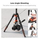 Chân Máy ảnh Tripod K&F Concept Carbon O255C4+FH-03 ( KF09.158 )