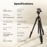Chân máy ảnh K&F Concept KF09.170 ( A305A1 + BH-40 )