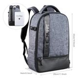 Ba lô máy ảnh K&F Concept 18L - KF13.044 (Xám)