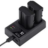 Bộ pin sạc máy ảnh K&F Concept EN-EL15  2100mAh (KF28.0012)