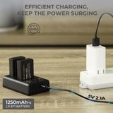Bộ pin sạc máy ảnh K&F Concept  LP-E17 1250mAH (KF28.0014)