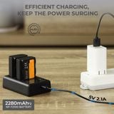 Bộ pin sạc máy ảnh K&F Concept NP-FZ100 2280mAH (KF28.0016)