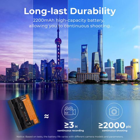 Bộ pin sạc máy ảnh K&F Concept NP-W235 2200mAh (KF28.0018)