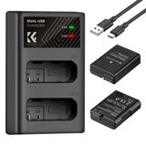 Bộ pin sạc máy ảnh K&F Concept EN-EL14 1050mAh (KF28.0020)