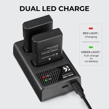Bộ pin sạc máy ảnh K&F Concept EN-EL14 1050mAh (KF28.0020)