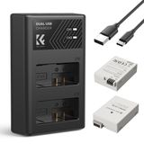Bộ pin sạc máy ảnh K&F Concept LP-E8 1200mAh (KF28.0027)