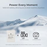 Bộ pin sạc máy ảnh K&F Concept LP-E8 1200mAh (KF28.0027)