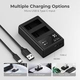 Bộ pin sạc máy ảnh K&F Concept LP-E8 1200mAh (KF28.0027)