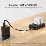 Bộ pin sạc máy ảnh K&F Concept LP-E8 1200mAh (KF28.0027)