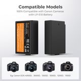 Bộ pin sạc máy ảnh K&F Concept LP-E10 1200mAh (KF28.0028)