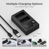 Bộ pin sạc máy ảnh K&F Concept LP-E10 1200mAh (KF28.0028)