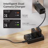Bộ pin sạc máy ảnh K&F Concept LP-E10 1200mAh (KF28.0028)