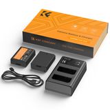 Bộ pin sạc máy ảnh K&F Concept LP-E10 1200mAh (KF28.0028)