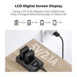 Bộ pin sạc máy ảnh K&F Concept EN-EL25 1600mAh (KF28.0031)