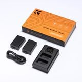 Bộ pin sạc máy ảnh K&F Concept EN-EL25 1600mAh (KF28.0031)