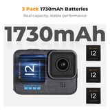 Pin sạc K&F Concept for GoPro Hero 12 (KF28.0032V1)