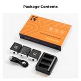 Pin sạc K&F Concept for GoPro Hero 12 (KF28.0032V1)