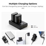 Bộ pin sạc K&F Concept  DMW-BLK22 2400mAh (KF28.0042)