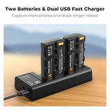 Bộ pin sạc K&F Concept NP-F550 2600mAh (KF28.0046)